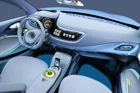 interior renault fluence zero emission concept