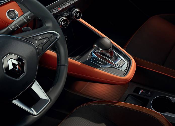 novo renault captur 2020 2021 interior console e câmbio