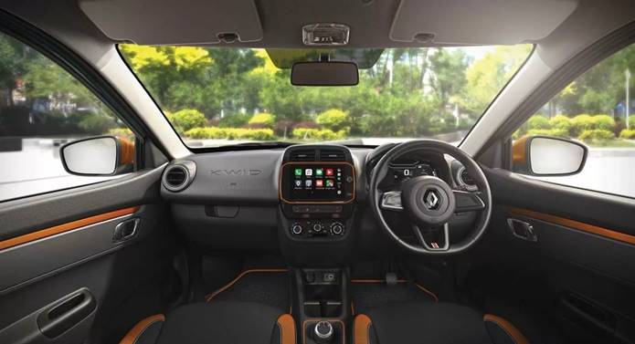 novo renault kwid 2020 interior painel