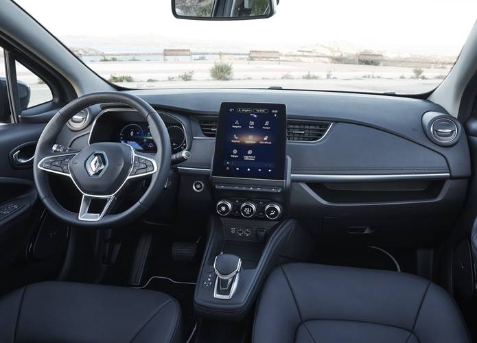 novo renault zoe 2020 interior