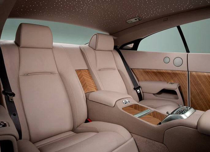 roll royce wraith interior