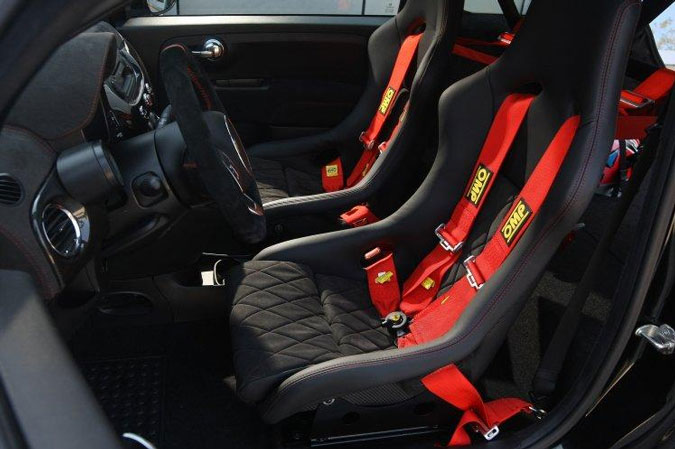 romeo ferraris cinquone stradale interior - fiat 500 tuning interior76