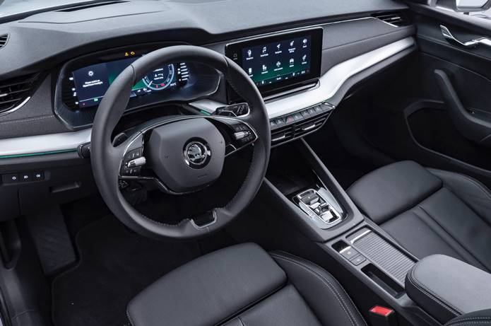 novo octavia 2021 interior