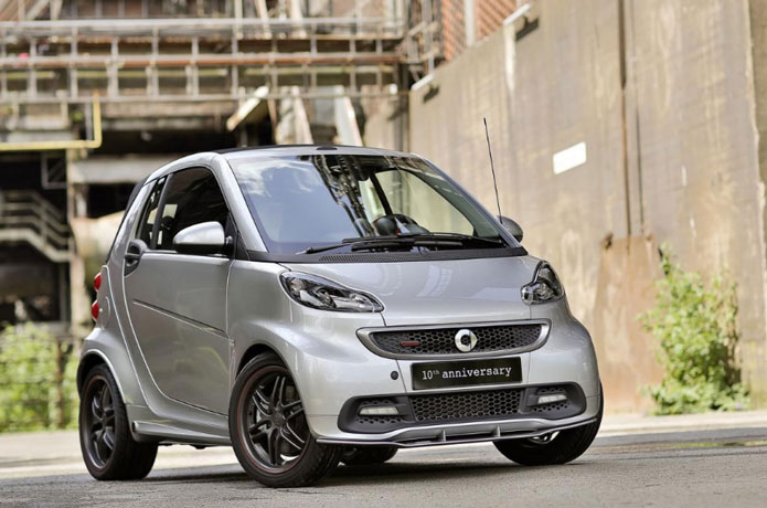 smart fortwo brabus 10 th anniversary