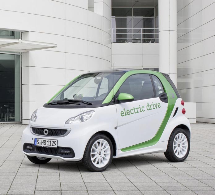 smart fortwo ev eletric drive 2012