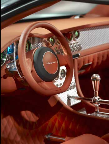 interior spyker c8 