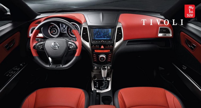 ssangyong tivoli interior