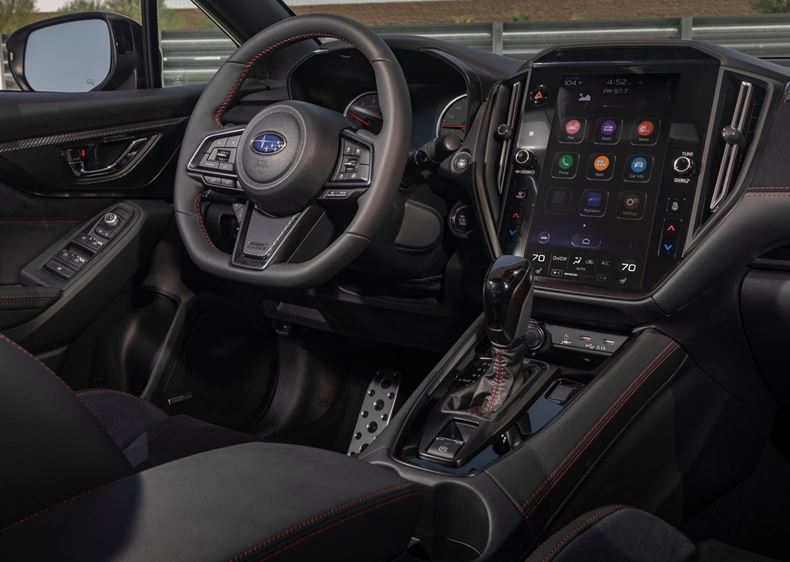 subaru wrx 2022 interior