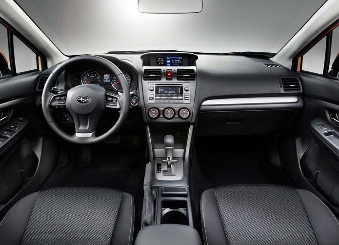 subaru xv 2012 interior