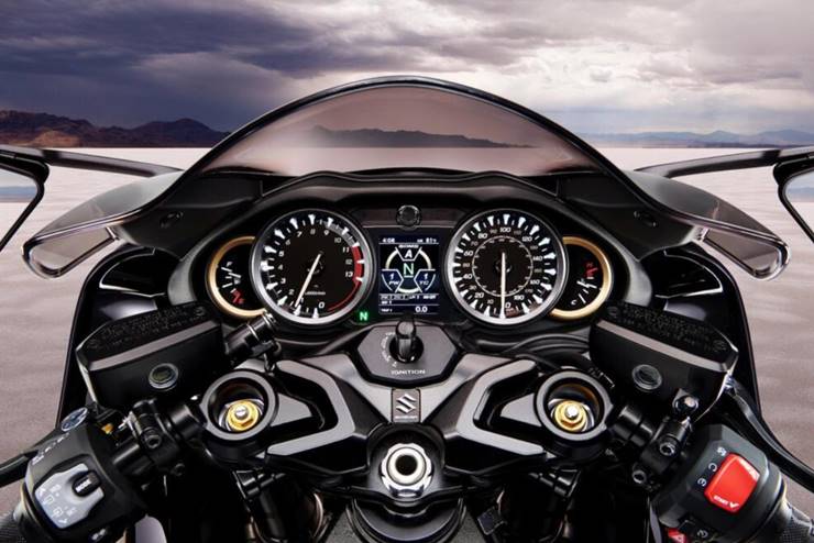 suzuki hayabusa 2022 painel de instrumentos