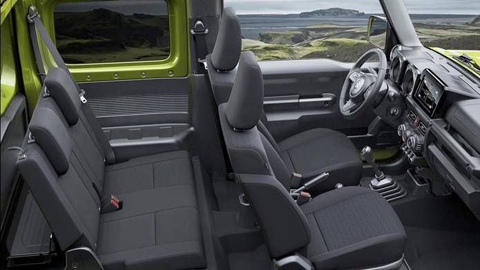 suzuki jimny sierra interior 2020