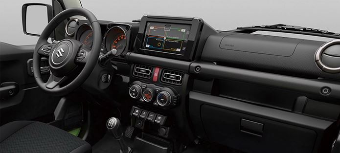 novo suzuki jimny 2019 interior painel