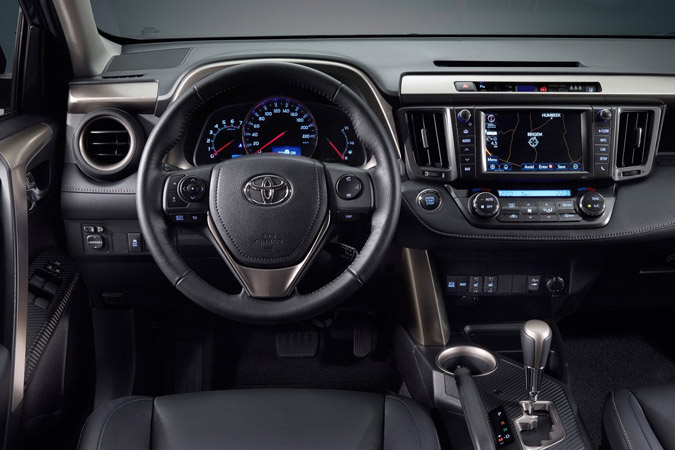 novo toyota rav4 interior