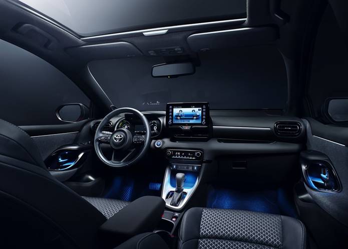 yaris 2020 interior painel