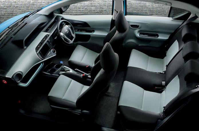 toyota aqua / prius c interior