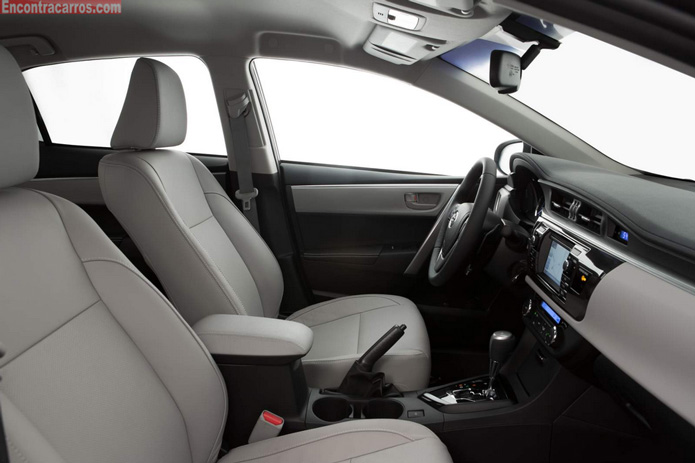 novo toyota corolla 2015 interior