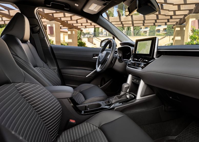 toyota corolla cross hybrid 2024 interior