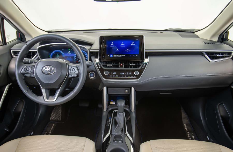 toyota corolla cross 2025 interior painel