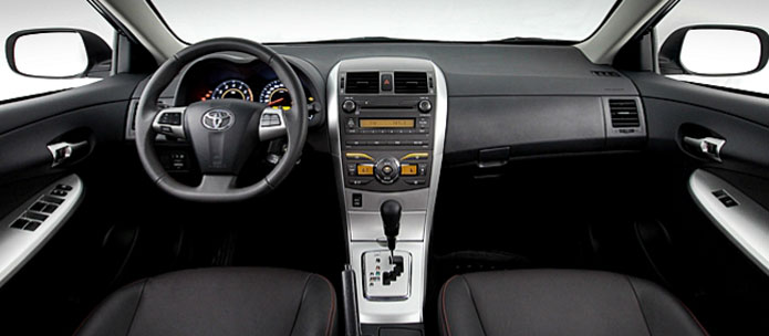 toyota corolla xrs brasil interior painel