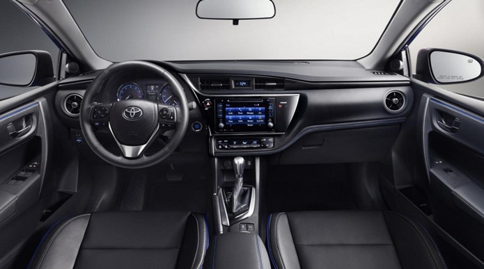 toyota corolla 2017 eua interior