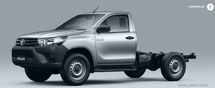 hilux 2020 cabine chassi