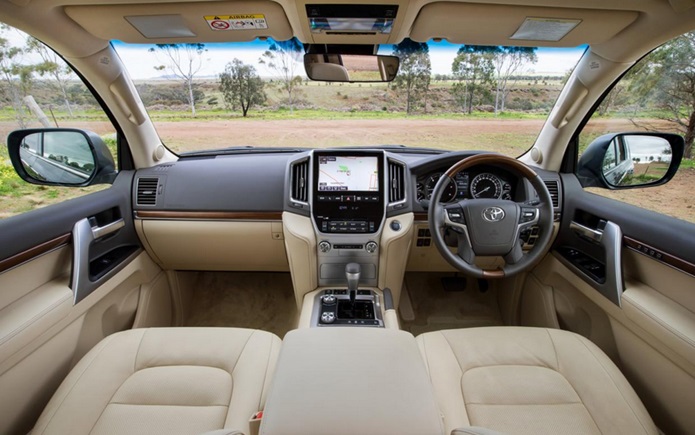 toyota land cruiser 2016 interior