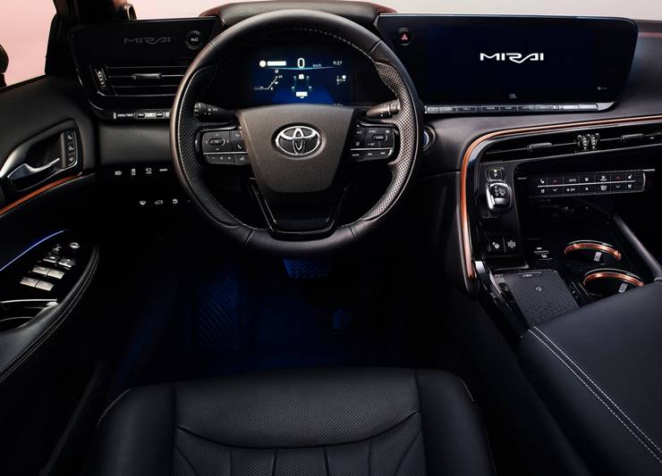 toyota mirai 2022 interior