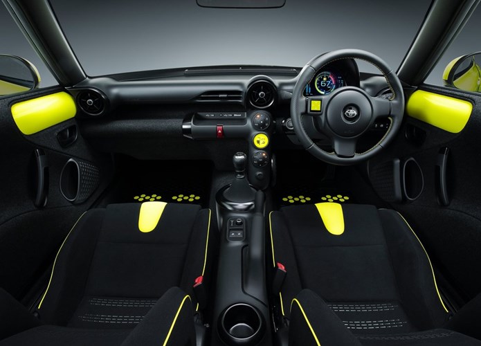 toyota s-fr concept interior painel