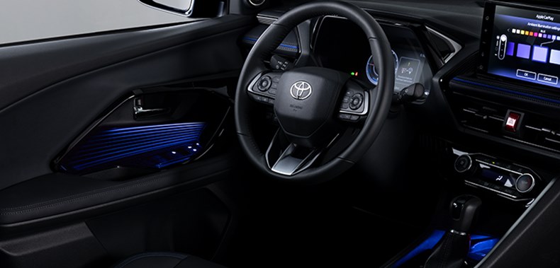 toyota yaris cross 2024 brasil interior