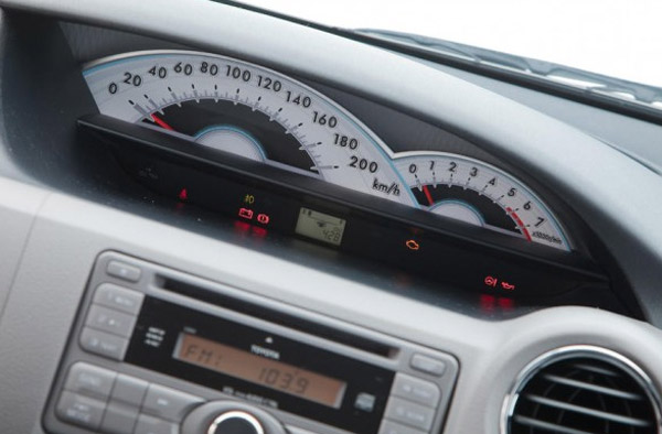 toyota etios interior mostradores