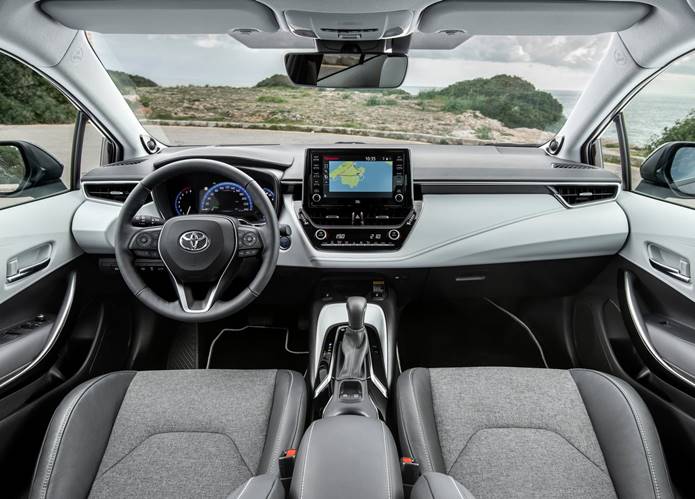 toyota corolla touring sport 2020 interior painel