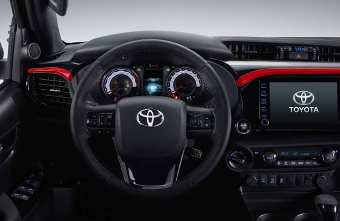 toyota hilux v6 gr sport interior painel