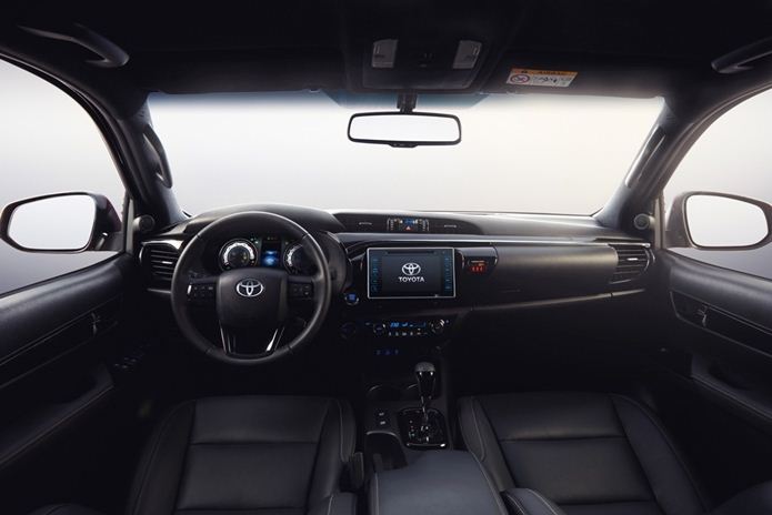 nova toyota hilux srx 2019 interior painel