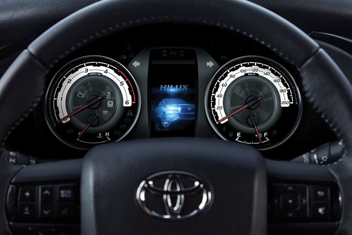 nova toyota hilux 2019 painel de instrumentos