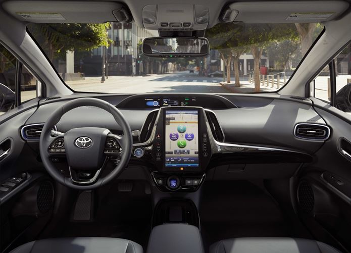 novo toyota prius 2020 interior