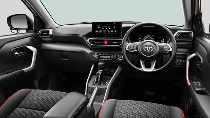 toyota raize interior painel