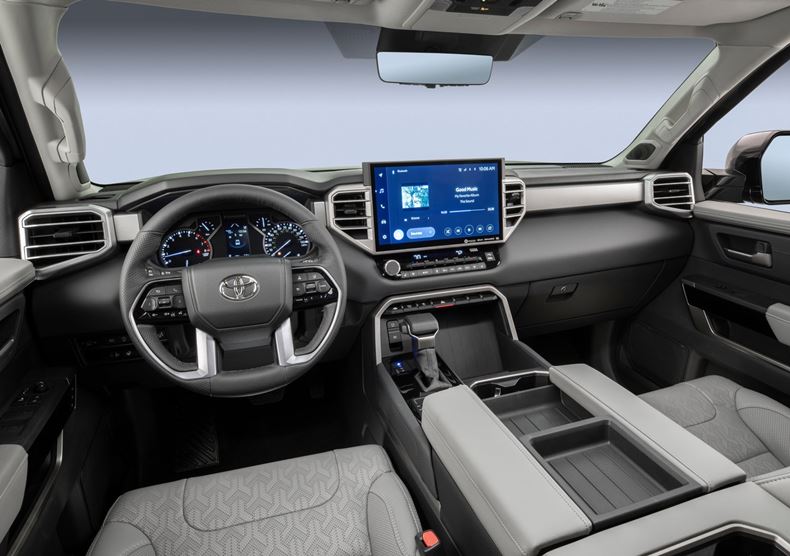 toyota tundra 2022 interior painel