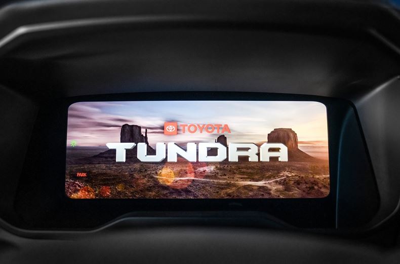 toyota tundra 2022 painel digital 