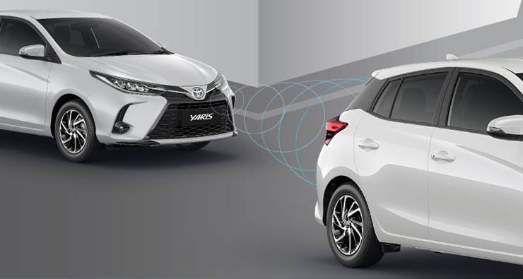 toyota yaris 2023 frenagem frontal automática