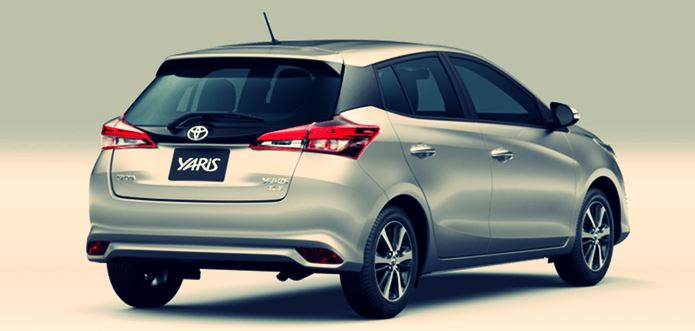 novo toyota yaris 2019 brasileiro traseira