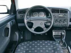 vw golf 1995 interior