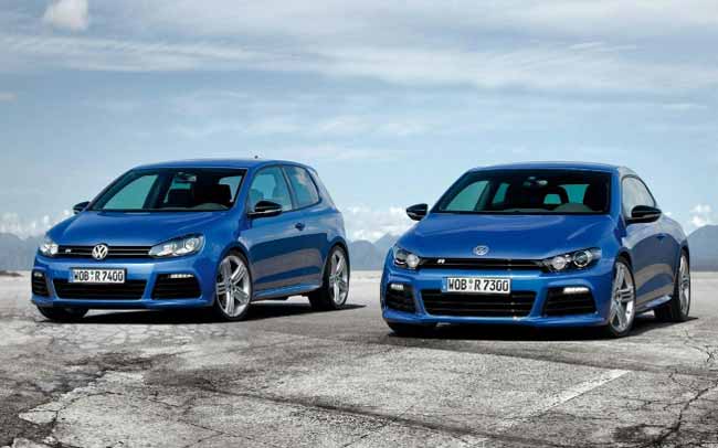 volkswagen golf r e scirocco r