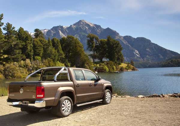 volkswagen amarok cabine dupla 2011 highline traseira