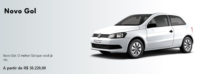 volkswagen gol 2 portas 2014