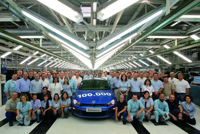 volkswagen scirocco 100,000