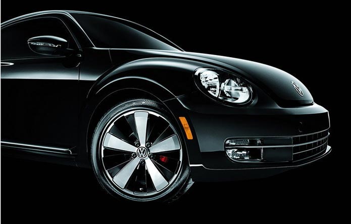 vw beetle black turbo 2012