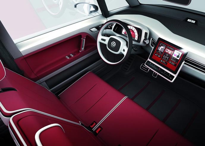 volkswagen bulli concept 2011 interior - conceito nova vw kombi interior