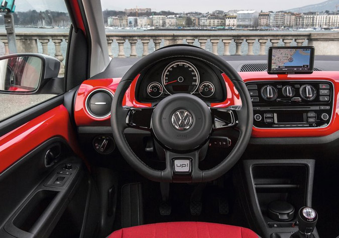 vw cross up interior