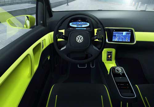 interior vw e up concept