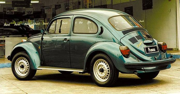 vw fusca serie ouro 1996 traseira